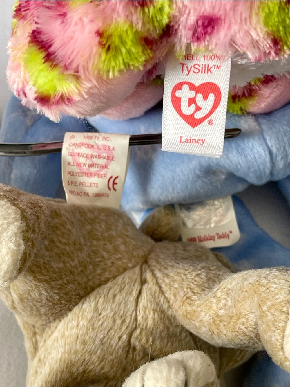 Vintage Ty Plush Collector's Lot - 3 Piece Bear & Boo Bundle - Picture 7 of 8